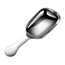 4Pcs Metal Stainless Steel Dessert Spoons Short Handle Ice Cream