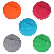 25Pcs Leak-Proof Silicone Drink Can Lids Assorted Colors Beverage Caps