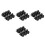 24Pcs Metal Pants Suspender Buttons Black Compact Lightweight Design 9