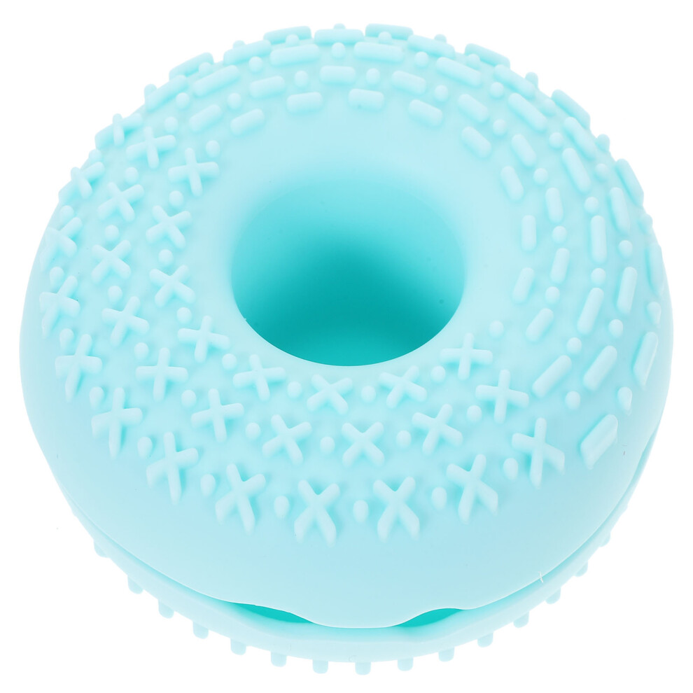 Inoomp Blue 5Pcs Silicone Makeup Brush Cleaning Pads For Travel And Storage