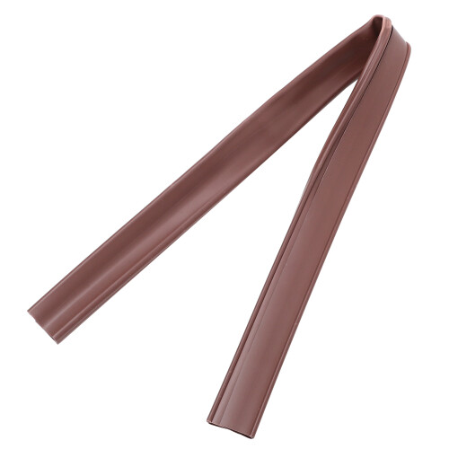 5Pcs Practical Brown PVC Under Door Draft Stopper Noise Blocker