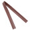 5Pcs Practical Brown PVC Under Door Draft Stopper Noise Blocker 3
