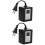 2Pcs Fish Tank Lamp Dimmer Quiet Black Plastic Aquarium Timer Device 7