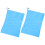 10Pcs Heavy Duty Blue Laundry Bag Foldable Drawstring for Travel Home 1