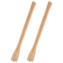 4Pcs Wooden Hoe Handles Replacement for Garden Use Sturdy Beige Wood