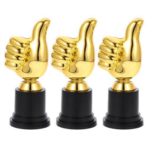 9Pcs Kids Plastic Trophies Decorative Participation Awards 2