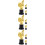 9Pcs Kids Plastic Trophies Decorative Participation Awards 9