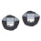 2Pcs Grey Stroller Rain Cover Windproof Water Resistant Baby Protector 4