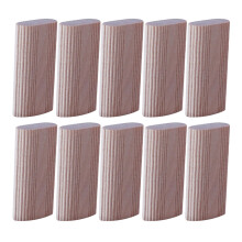 100Pcs Wooden Dowels for Crafts Khaki Furniture Connector Dowel Blocks