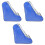 3Pcs Durable Blue PVC Skates Shoe Pouch Roller Skate Storage Organizer 5
