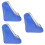 3Pcs Durable Blue PVC Skates Shoe Pouch Roller Skate Storage Organizer 9