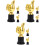 9Pcs Kids Plastic Trophies Decorative Participation Awards 4