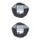 2Pcs Grey Stroller Rain Cover Windproof Water Resistant Baby Protector 5