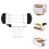 2Sets Smooth Surface Toaster Warming Rack Stainless Steel Bread Rack 11