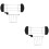 2Sets Smooth Surface Toaster Warming Rack Stainless Steel Bread Rack 8