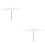 2Pcs White Romantic Oilpaper Umbrella Bamboo Dancing Performance Props 8