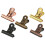 10Pcs Decorative Assorted Color Multi-Function Office Paper Clamps Set 1
