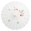 2Pcs White Romantic Oilpaper Umbrella Bamboo Dancing Performance Props 1