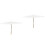 2Pcs White Romantic Oilpaper Umbrella Bamboo Dancing Performance Props 6