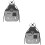 2Pcs Black Polyester Barber Apron for Men with Equipment 7