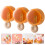 3Pcs Silicone Donut Shaped Ice Cream Molds for Home 10
