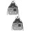 2Pcs Black Polyester Barber Apron for Men with Equipment 8
