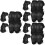 3Sets Black Kids Roller Skating Knee Elbow Wrist Set 6
