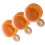 3Pcs Silicone Donut Shaped Ice Cream Molds for Home 1