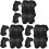 3Sets Black Kids Roller Skating Knee Elbow Wrist Set 2