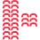 24Pcs Red Silicone Pan Handle Holders Heat-Resistant Covers 7