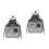 2Pcs Black Polyester Barber Apron for Men with Equipment 5