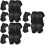 3Sets Black Kids Roller Skating Knee Elbow Wrist Set 7