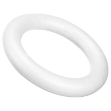 3Pcs White Foam Circles for DIY Crafting Foam Party Decor and Wreaths