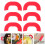 24Pcs Red Silicone Pan Handle Holders Heat-Resistant Covers 10