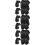 3Sets Black Kids Roller Skating Knee Elbow Wrist Set 8