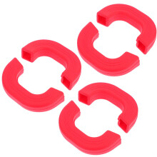 24Pcs Red Silicone Pan Handle Holders Heat-Resistant Covers