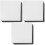 54Pcs Black Polyester Felt Sheets for Kids DIY Sewing Craft Materials 3