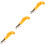 6Pcs Yellow Staple Puller Tool Upholstery Tack Remover Heavy Duty 5