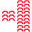 24Pcs Red Silicone Pan Handle Holders Heat-Resistant Covers 6