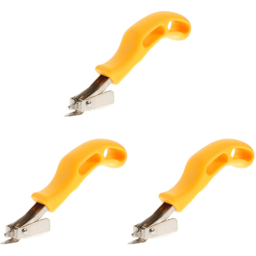 6Pcs Yellow Staple Puller Tool Upholstery Tack Remover Heavy Duty 1