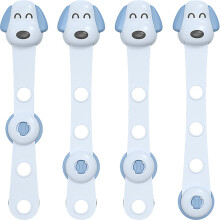 20Pcs Child Safety Strap Locks Durable Adhesive Cabinet Locks for Home