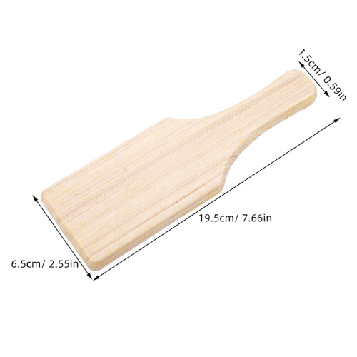 4Pcs Bamboo Clay Paddle Boards Beige Pottery Clay Tools for 1