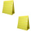 2Pcs Portable Pocket Chart for Kids Learning Yellow Desktop Stand 8