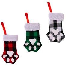 6Pcs Holiday Cat Claw Cutlery Covers Xmas Dining Table Decor