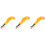 6Pcs Yellow Staple Puller Tool Upholstery Tack Remover Heavy Duty 4