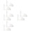 8Pcs Clear Acrylic Shower Splash Guards Easy Install Water Barriers 9