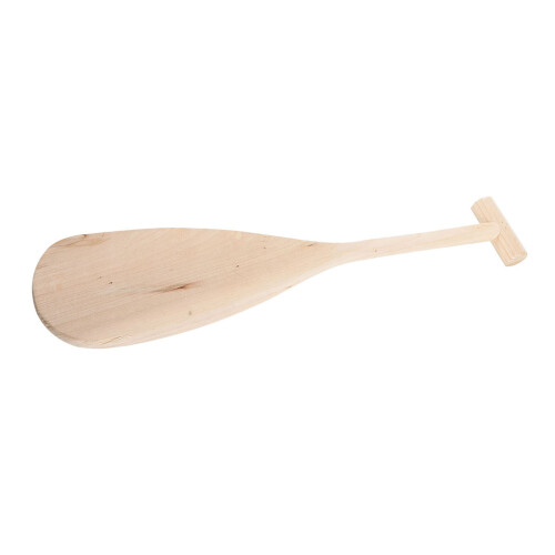 2Pcs Practical Wood Paddle Lightweight Beige Sturdy Oars for Boating