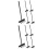 10Pcs Plastic Mini Rake Tools Black Sand Garden Rake Set for Desk 7
