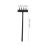10Pcs Plastic Mini Rake Tools Black Sand Garden Rake Set for Desk 10