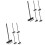 10Pcs Plastic Mini Rake Tools Black Sand Garden Rake Set for Desk 5